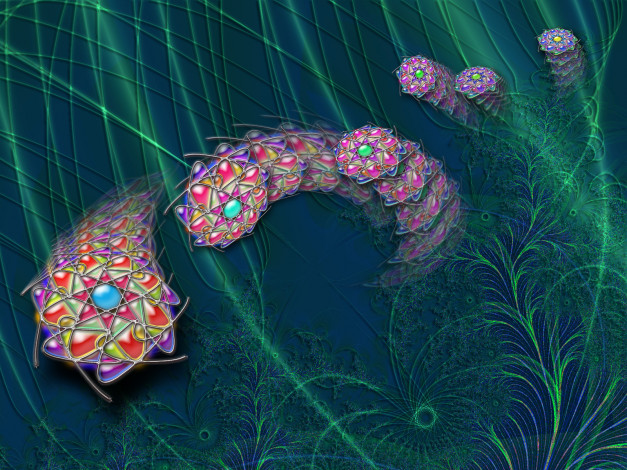 Обои картинки фото 3д, графика, fractal, фракталы, узор