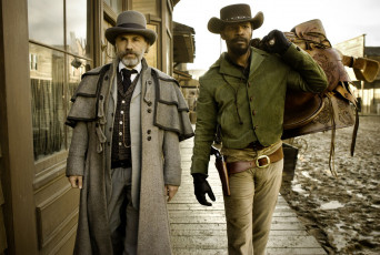 Картинка django unchained кино фильмы тарантино драма вестерн джанго освобожденный боевик комедия джейми фокс кристоф вальц