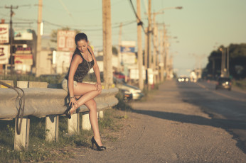 Картинка -Unsort+Азиатки девушки unsort азиатки обочина дорога