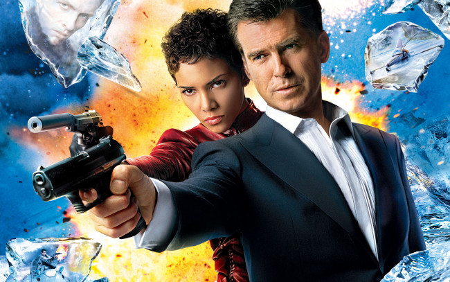 Обои картинки фото умри, но, не, сейчас, кино, фильмы, 007, die, another, day, джеймс, бонд, холли, берри, пирс, броснан