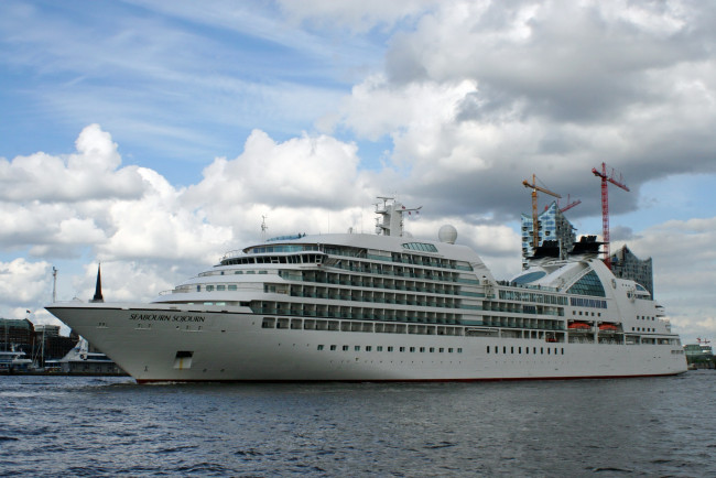 Обои картинки фото корабли, лайнеры, круиз, лайнер, море