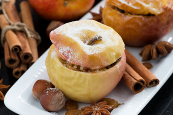 Картинка еда мороженое +десерты десерт яблоко