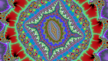 Картинка 3д+графика фракталы+ fractal цвета узор фон