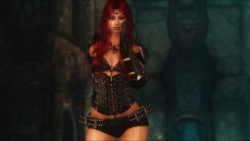 Картинка maxine 3д+графика амазонки+ amazon взгляд девушка лук фон