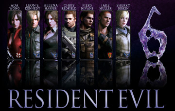 Картинка видео+игры resident+evil+6 biohazard 6 helena harper jake chris redfield resident evil piers nivans ada wong sherry birkin leon scott kennedy game