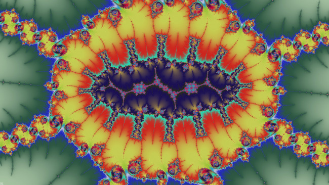 Обои картинки фото 3д графика, фракталы , fractal, узор, цвета, фон