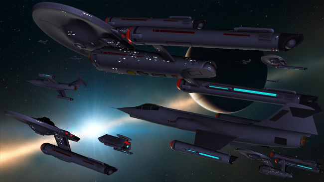 Обои картинки фото космос, арт, звезды, вселенная, космический, корабль