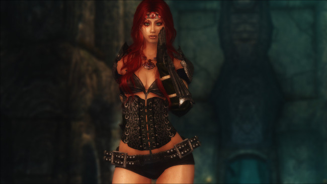 Обои картинки фото maxine, 3д графика, амазонки , amazon, взгляд, девушка, лук, фон