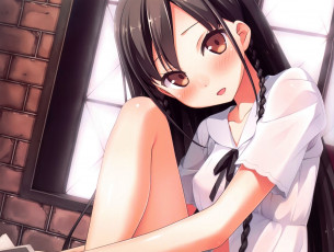 Картинка аниме kantoku+ artbook nanase sena koi suru kanojo no bukiyou na butai kantoku девочка арт