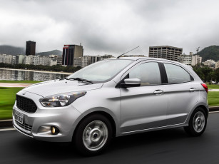 обоя автомобили, ford, ka, br-spec, 2014г, светлый