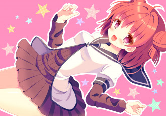 Картинка аниме yuru+yuri yuru yuri akaza akari hazakura satsuki арт девочка