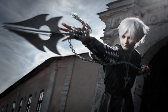 Картинка разное cosplay+ косплей бросок цепь парень оружие