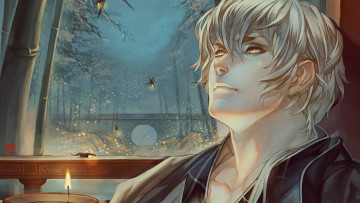 Картинка разное арты арт парень блондин