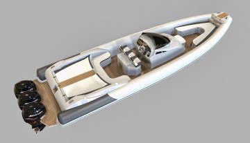 Картинка nuova+jolly+prince+43+cc корабли 3d катер