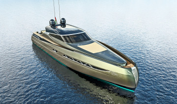 Картинка +yacht+55`+ht корабли 3d суперяхта