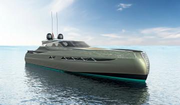 Картинка +yacht+55`+ht корабли 3d суперяхта