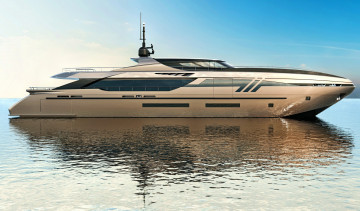 Картинка eurocraft+eldoris+43m+superyacht корабли 3d суперяхта