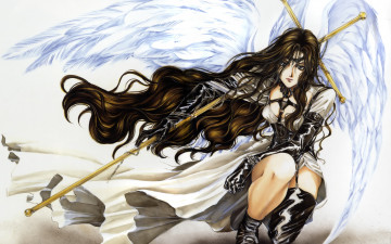 Картинка аниме angel+sanctuary ангел меч девушка арт