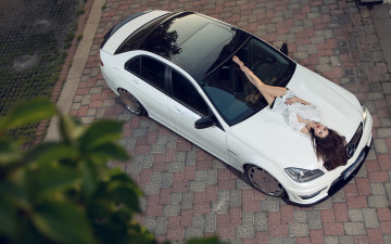 обоя автомобили, -авто с девушками, взгляд, девушка, автомобиль, фон