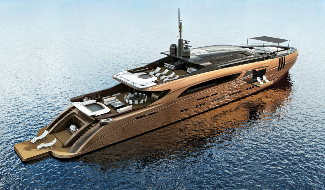 Обои картинки фото belafonte  50m superyacht, корабли, 3d, суперяхта