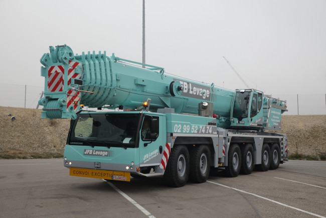 Обои картинки фото техника, краны, 1300-6-2, ltm, liebherr, 2013г