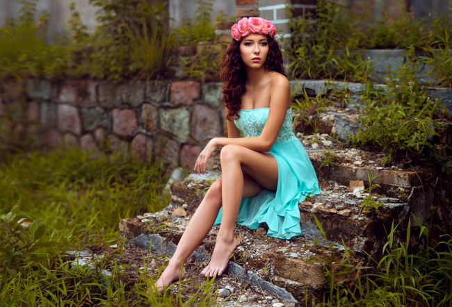 Обои картинки фото девушки, alejandra cobos, фон, alejandra, cobos, девушка