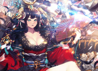 Картинка аниме животные +существа beluga dolphin