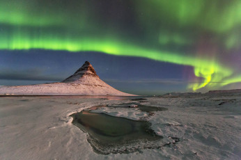 Картинка природа северное+сияние сполохи