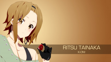 Картинка аниме k-on девушка фон взгляд