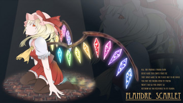 Картинка аниме touhou фон взгляд девушка