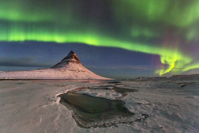 Обои картинки фото природа, северное сияние, сполохи