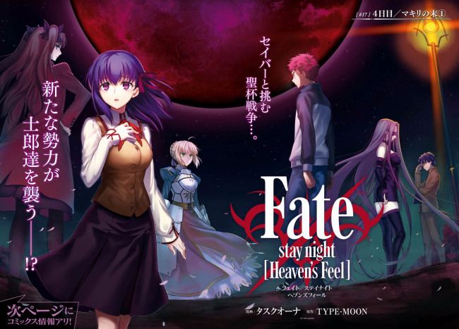 Обои картинки фото аниме, fate, stay night, девушка, фон, взгляд
