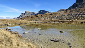 Картинка природа горы облака