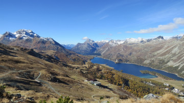 Картинка природа горы облака