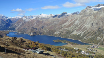 Картинка природа горы облака