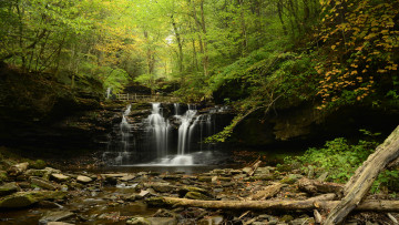 Картинка природа водопады простор