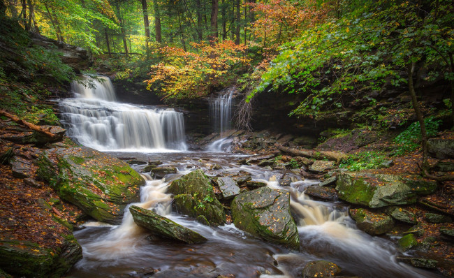 Обои картинки фото природа, водопады, простор