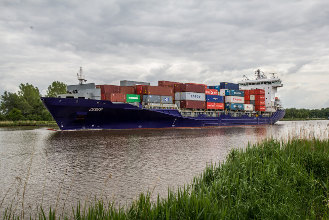 Обои картинки фото корабли, грузовые суда, контейнеровоз