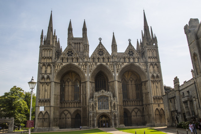 Обои картинки фото peterborough cathedral, города, - католические соборы,  костелы,  аббатства, peterborough, cathedral