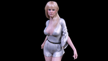 Картинка 3д+графика люди+ people девушка фон взгляд