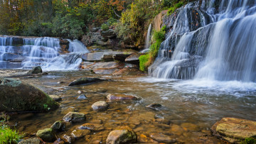 Картинка природа водопады простор