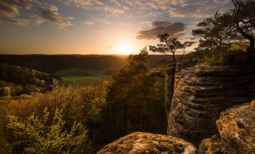 Картинка природа восходы закаты простор