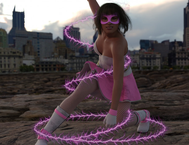 Обои картинки фото 3д графика, фантазия , fantasy, девушка, взгляд, фон