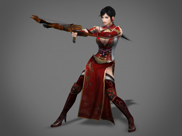 Обои картинки фото 3д графика, фантазия , fantasy, девушка, взгляд, фон