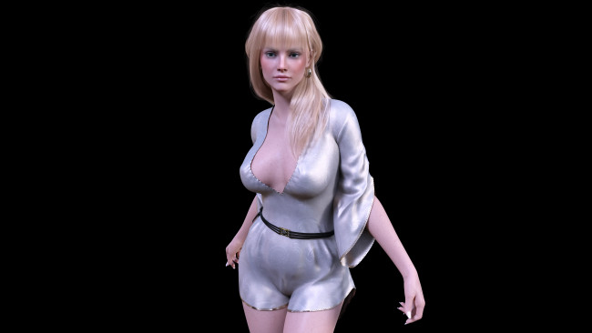 Обои картинки фото 3д графика, люди , people, девушка, фон, взгляд