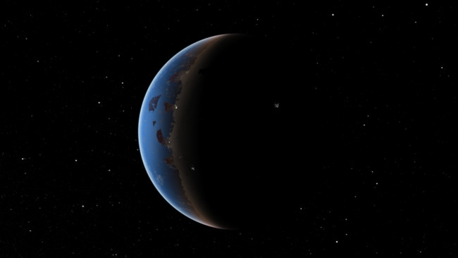 Обои картинки фото космос, арт, звезды, галактики, вселенная, планета