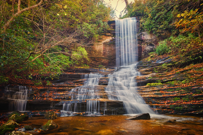 Обои картинки фото природа, водопады, простор