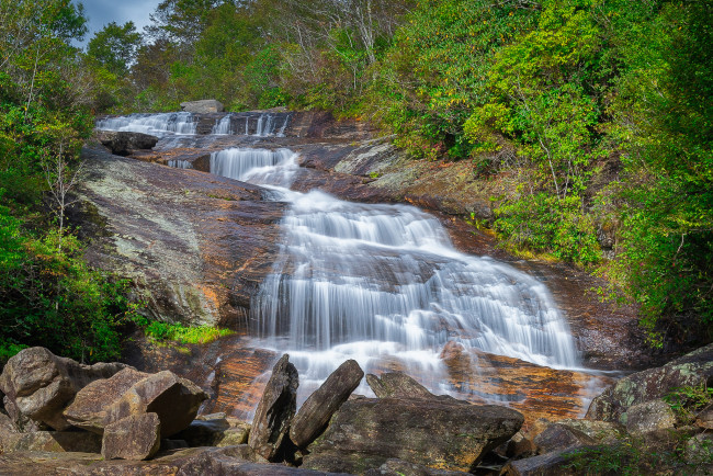 Обои картинки фото природа, водопады, простор