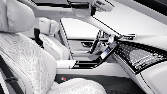 Обои картинки фото 2022 maybach edition 100, автомобили, интерьеры, maybach, edition, 100, автомобиль, салон