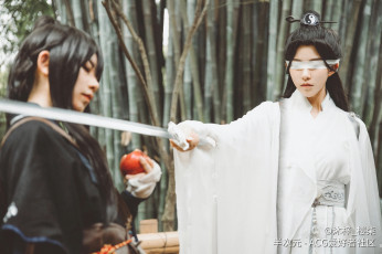 Картинка сюэ+ян+и+сяо+синчень девушки -+креатив +косплей косплей сюэ ян сяо синчень зелень магистр дьявольского культа